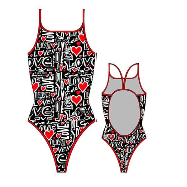 Turbo Badedragt Love 2012 Flerfarvet 2XL Kvinde