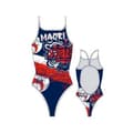 Pikkukuva 1 / 2: Turbo Uimapuku Maori Flag Punainen,Sininen XL Nainen