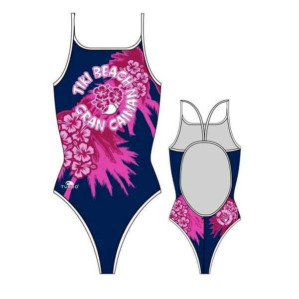 Turbo Badedragt Tiki Beach Blå 5XL Kvinde