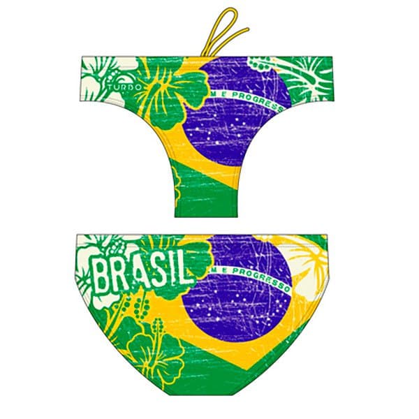 Turbo Uimahousut Brasil Vintage 2013 Waterpolo Vihreä XL Mies