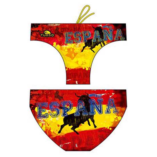 Turbo Svømning Kort Spain Bull Tag 2015 Gul,Rød 5XL Mand