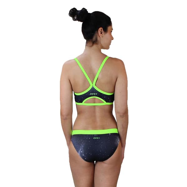 Zone3 Bikini Cosmic Grøn,Sort 28 Kvinde