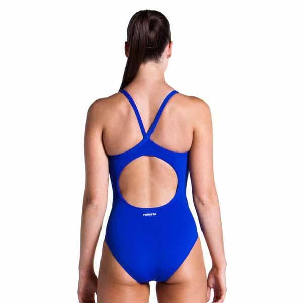 Funkita Diamond Back Badedragt Blå AUS 10 Kvinde