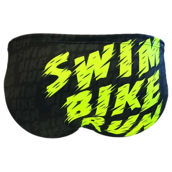 Turbo Uimahousut Swim-bike Run Musta 2XL Mies