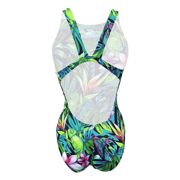 Turbo Badedragt Jungle Bird Orange M Kvinde