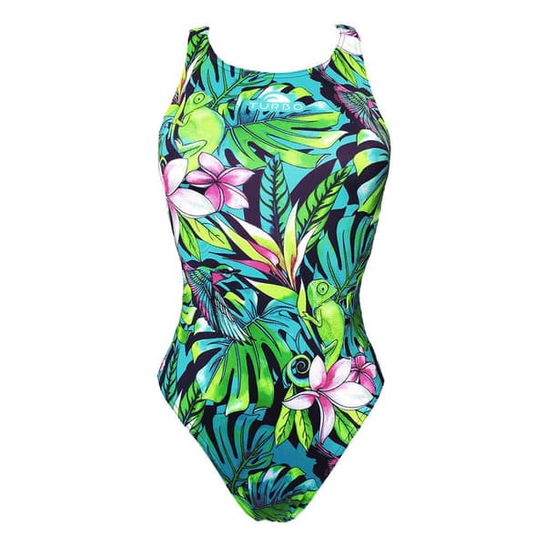 Turbo Badedragt Jungle Bird Orange M Kvinde