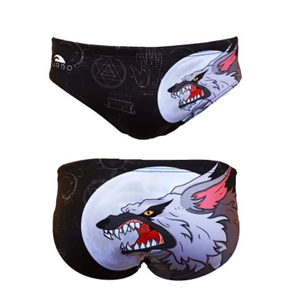 Turbo Svømning Kort Wolf Sort 2XL Mand