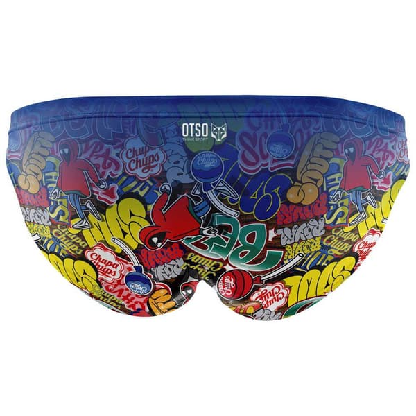 Otso Svømning Kort Chupa Chups Graffiti Flerfarvet S Mand