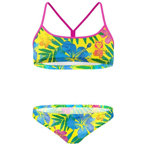 Otso Bikini Floral Gul S Kvinde