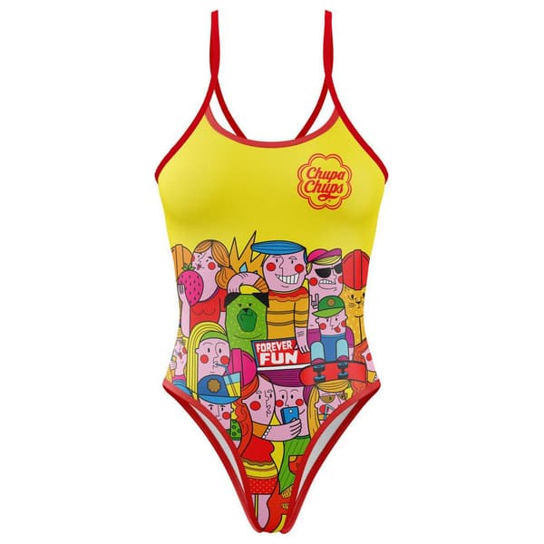 Otso Badedragt Chupa Chups Forever Fun Gul 2XS Pige