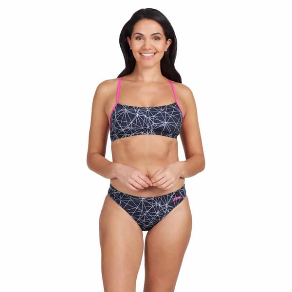 Zoggs Badedragt Tri Back 2 Piece Flerfarvet 36 Kvinde