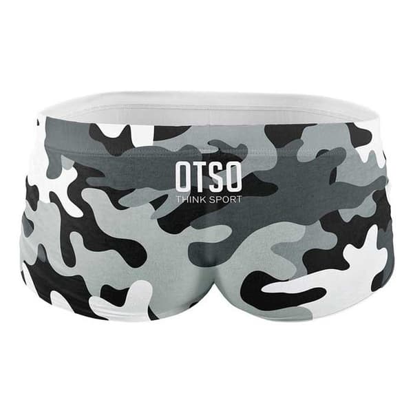 Otso Svømmeshorts Camo Grey Grå S Mand