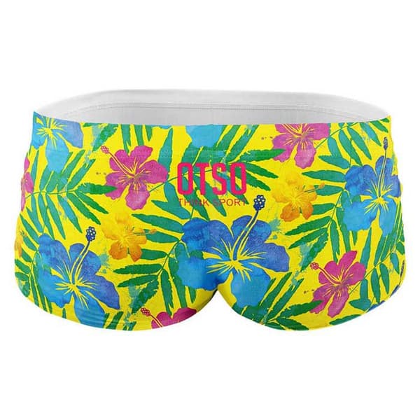 Otso Uimahousut Floral Keltainen S Mies