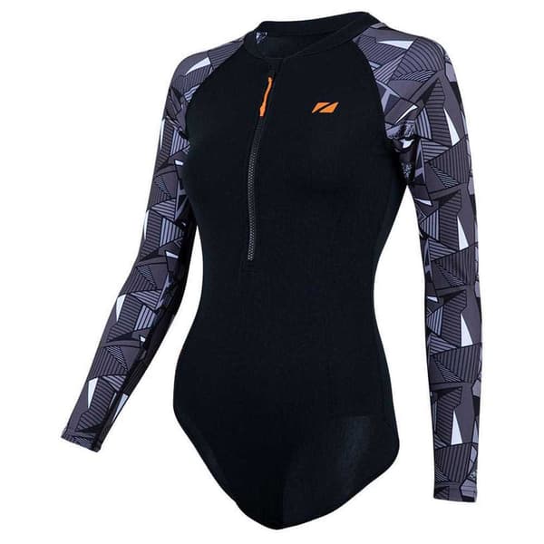 Zone3 Pitkähihainen Uimapuku Open Water Swim Renew Musta 30 Nainen