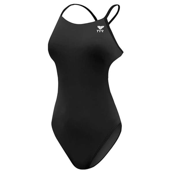 Tyr Badedragt Durafast Elite Cutoutfit Solid Sort 22 Pige