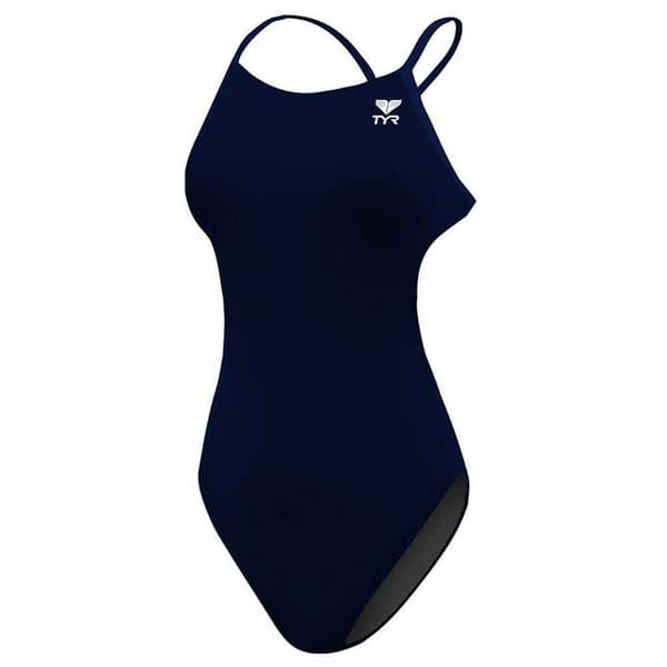 Tyr Uimapuku Durafast Elite Cutoutfit Solid Sininen 24 Tyttö