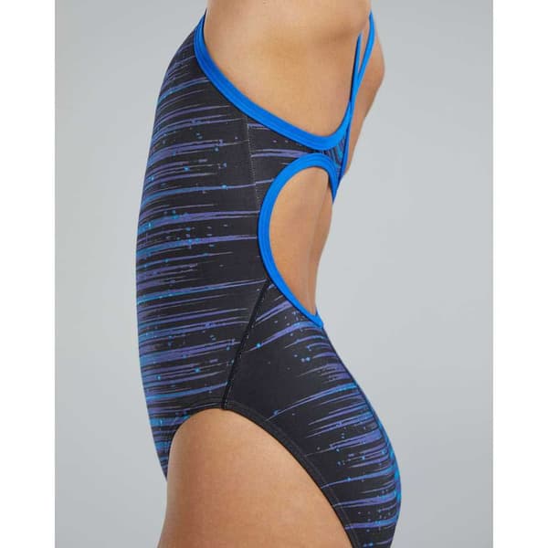 Tyr Badedragt Durafast Elite Diamondfit Speedwarp Blå 28 Kvinde