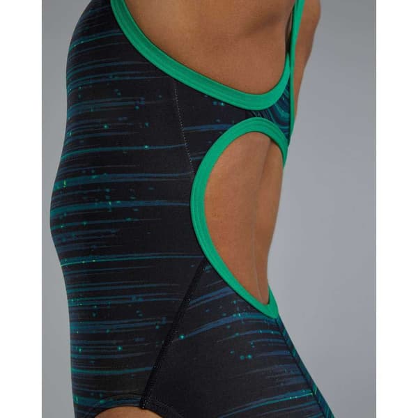 Tyr Baddräkt Durafast Elite Diamondfit Speedwarp Blå 28 Kvinna