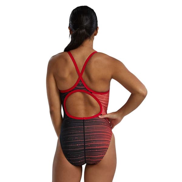 Tyr Badedragt Durafast Elite Diamondfit Speedwarp Rød 26 Kvinde