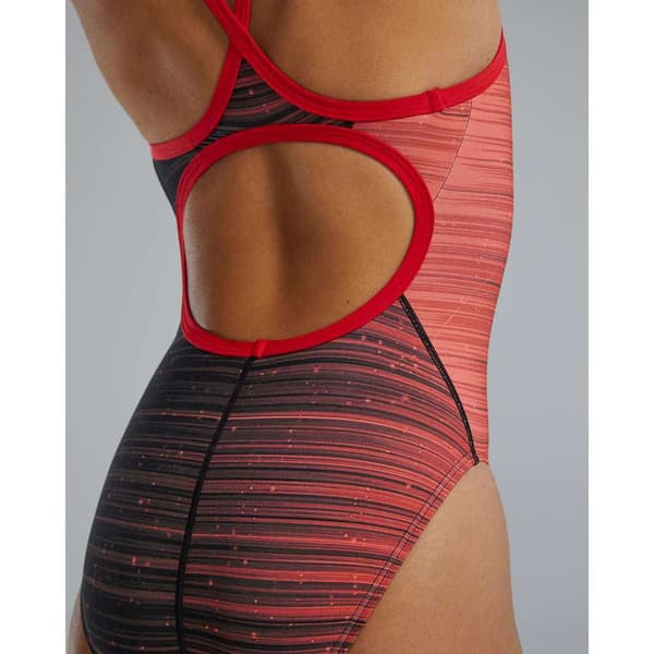 Tyr Badedragt Durafast Elite Diamondfit Speedwarp Rød 30 Kvinde