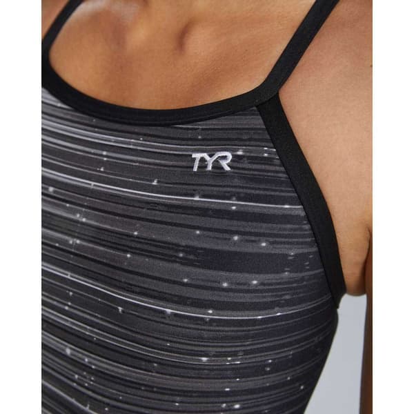 Tyr Badedragt Durafast Elite Diamondfit Speedwarp Grå 36 Kvinde