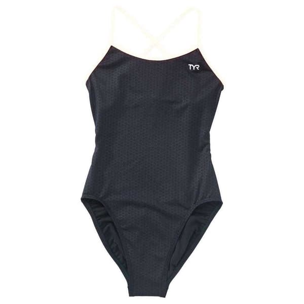 Tyr Baddräkt Trinityfit Hexa Blå 22 Flicka