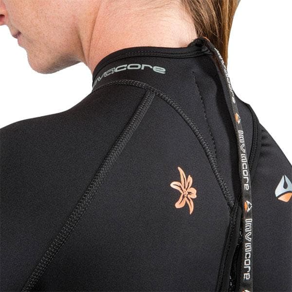Lavacore Ryg Zip Suit Kvinde Sort 2XL