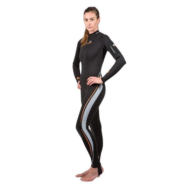 Lavacore Ryg Zip Suit Kvinde Sort 2XL
