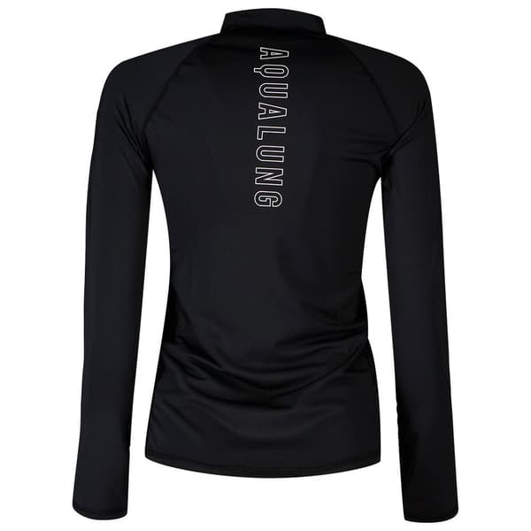 Aqualung Långärmad Kvinna Rashguard Sf Svart 2XL