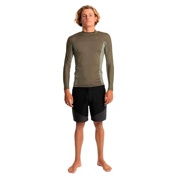 Hurley Langærmet Surf T-shirt Chnnl Crssng Pddl Sries Grøn L