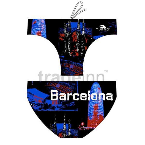 Turbo Svømning Kort Barcelona Flerfarvet XL Mand