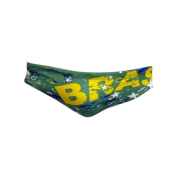 Turbo Svømning Kort Brazil 2010 Grøn S Mand