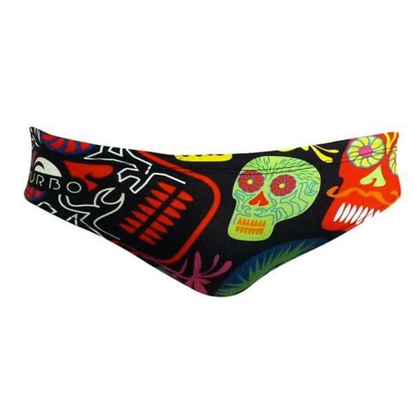 Turbo Uimahousut Halloween Skulls Punainen,Musta L Mies