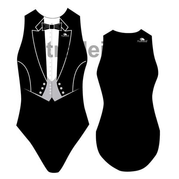 Turbo Badedragt Smoking Sort 3XL Kvinde