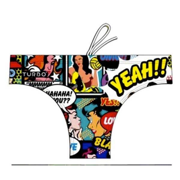 Turbo Uimahousut Yeah Comic Monivärinen M Mies