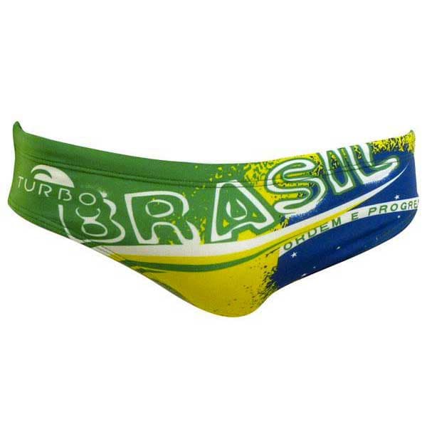 Turbo Svømning Kort Brasil Grøn 5XL Mand