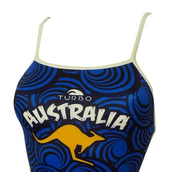 Turbo Ohut Hihna Uimapuku Australia 2011 Sininen 12-24 Months Tyttö