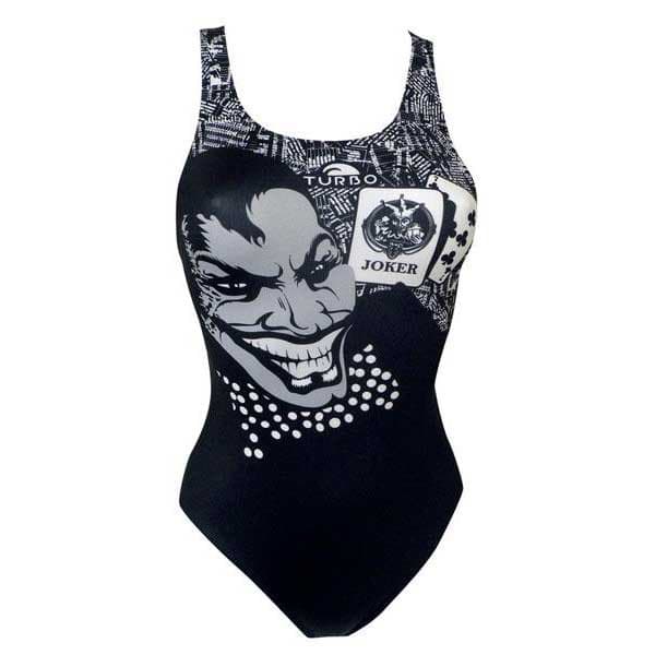 Turbo Badedragt New Jocker Pro Resist 894061 Sort,Grå M Kvinde