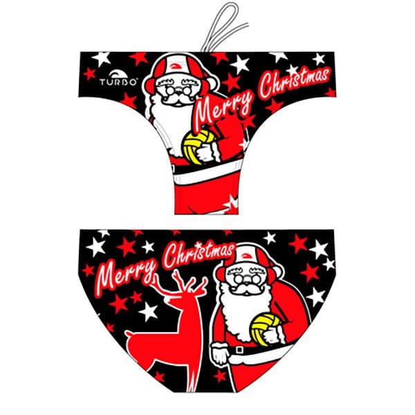 Turbo Uimahousut Papa Noel Musta XL Mies