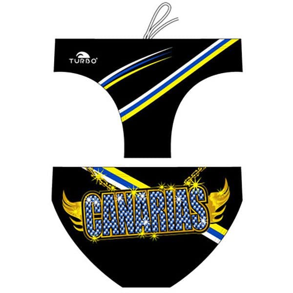 Turbo Svømning Kort Canarias Chains Sort 4XL Mand