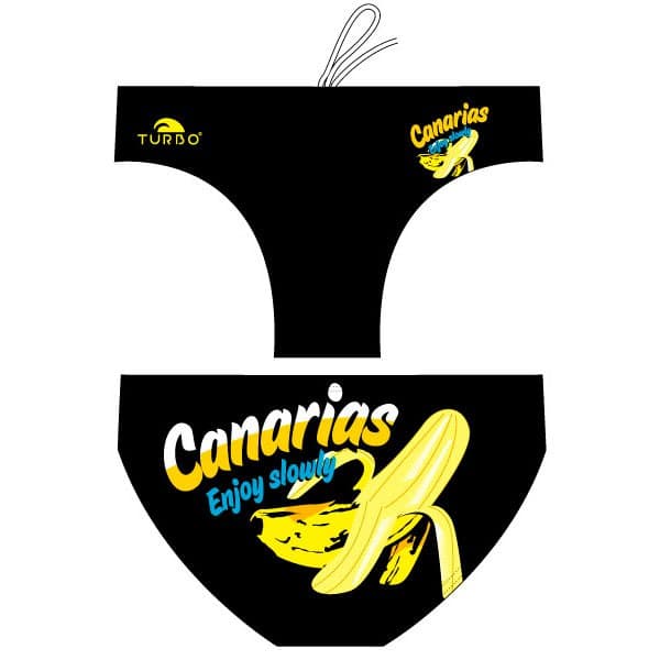 Turbo Simning Kalsonger Banana Enjoy Slowly Svart XL Man