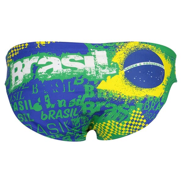 Turbo Svømning Kort Happy Brazil Flerfarvet 4XL Mand