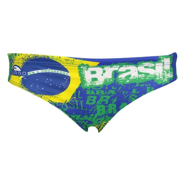 Turbo Svømning Kort Happy Brazil Flerfarvet 4XL Mand