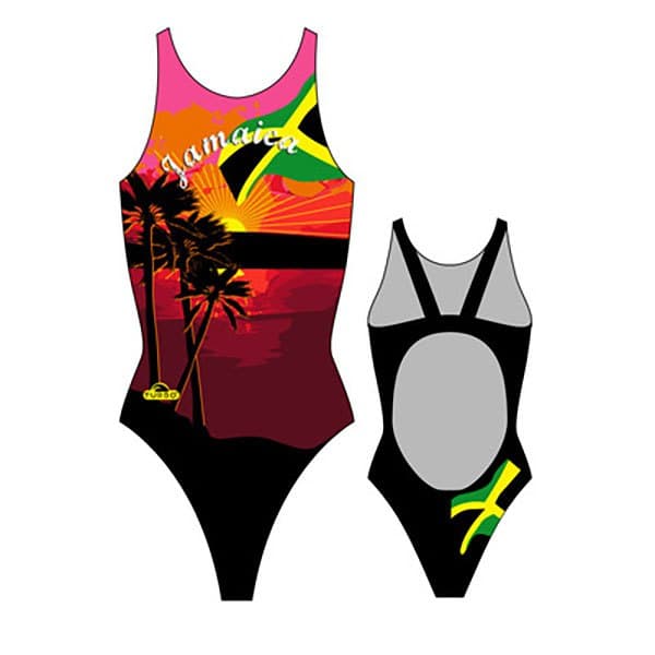 Turbo Badedragt Jamaica Pro Resist Flerfarvet 4XL Kvinde