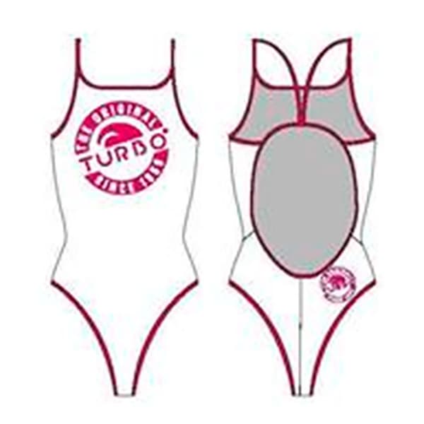 Turbo Uimapuku Original Valkoinen 2XL Nainen