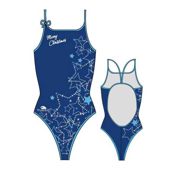 Turbo Uimapuku Stars Christmas Sininen 3XL Nainen