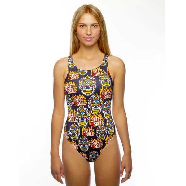 Turbo Badedragt Sweet Halloween 2014 Flerfarvet 4XL Kvinde