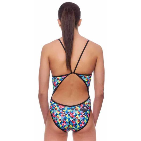 Turbo Badedragt Origami Thin Strap Flerfarvet XL Kvinde