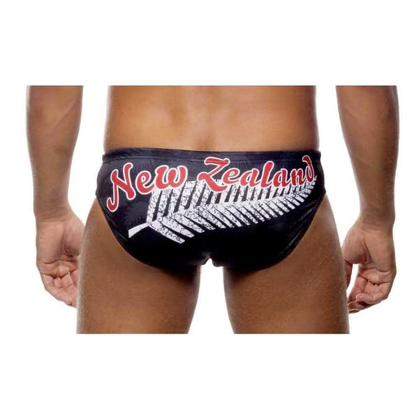 Turbo Uimahousut New Zealand Feather Musta 4XL Mies