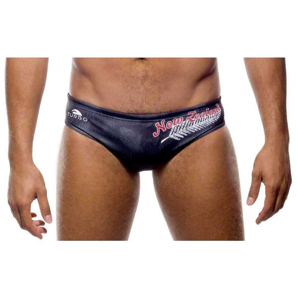 Turbo Uimahousut New Zealand Feather Musta 4XL Mies